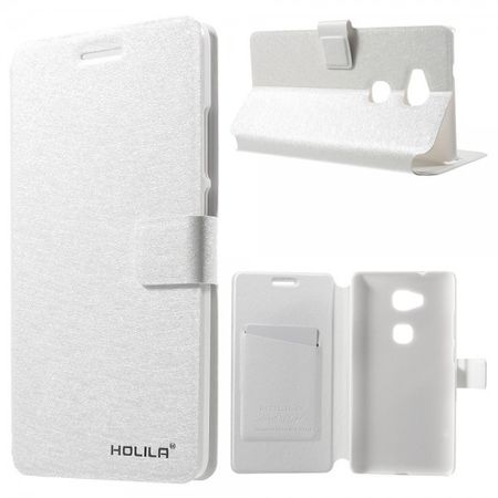 Huawei Honor 5X/Play 5X Holila Silk Series Leder Case Hülle mit seidenartiger Textur - weiss