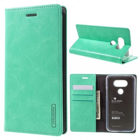 Goospery - LG G5 Hülle - Handy Bookcover - Bluemoon Flip Series - mint