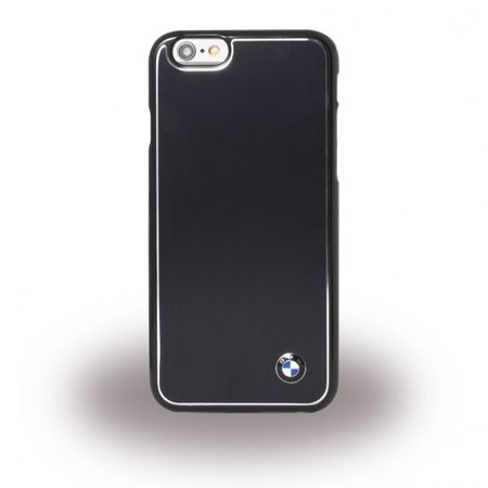 iPhone 6 Plus/6S Plus M Brushed Aluminium Hart Case Hülle - schwarz