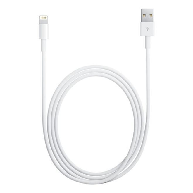 Lightning 8 Pin Kabel für Apple iPhone 14, 13, 12, 11, X, XS, XR, 8, 7, SE  Handy Ladekabel - 1m weiß - Datenkabel für Smartphone