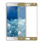 Samsung Galaxy Note Edge Schutzfolie aus gehärtetem Glas (deckt das ganze Display ab) - gold
