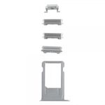iPhone 6S Plus OEM Seitentasten Set (Stummschalten, Power, Volumentasten und SIM Halterung) - silber