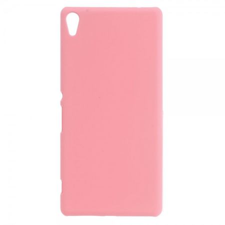 Sony Xperia XA Ultra Gummierte Hart Plastik Case Hülle - pink