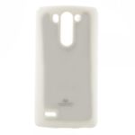 Goospery - LG G3S Handy Hülle - TPU Soft Case - Pearl Jelly Series - weiss