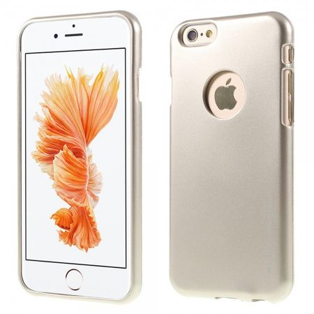 Goospery - iPhone 6S Plus/6 Plus Handy Hülle - TPU Soft Case - i Jelly Metal Series - gold