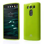 Goospery - LG V10 Handy Hülle - TPU Soft Case - Pearl Jelly Series - lime