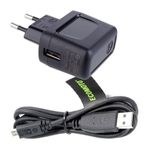 Motorola USB Netzteil Ladeadapter und Micro USB Ladekabel (SPN5507A/SKN6378A) - schwarz