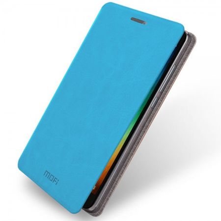 Xiaomi Redmi Note 3 - Mofi Handycase - Cover aus Leder - Rui Series - mit Standfunktion - blau