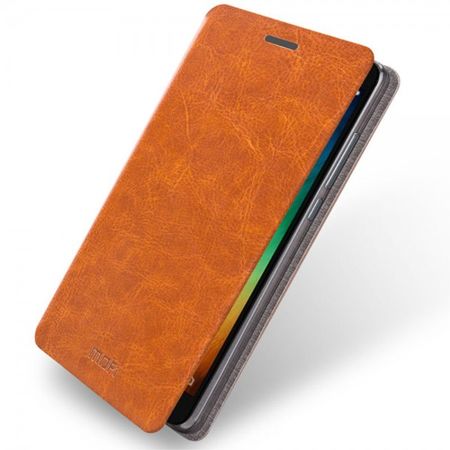 Xiaomi Redmi Note 3 - Mofi Handycase - Cover aus Leder - Rui Series - mit Standfunktion - braun