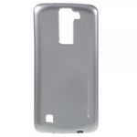 Goospery - LG K8 Handy Hülle - TPU Soft Case - i Jelly Metal Series - silber