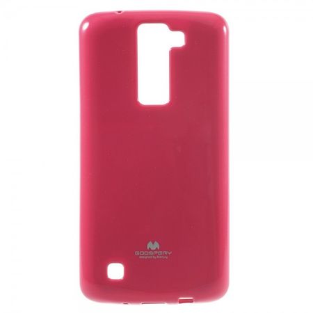Goospery - LG K8 Handy Hülle - TPU Soft Case - Pearl Jelly Series - pink