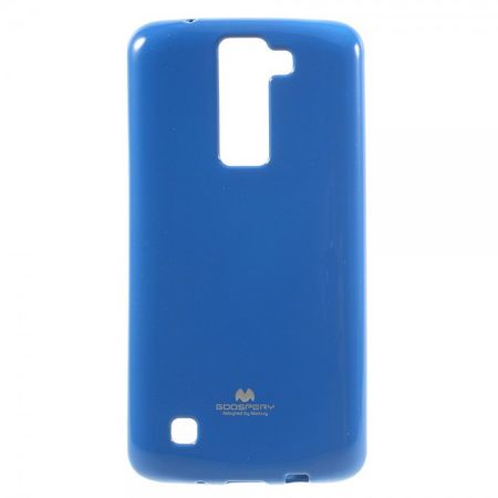 Goospery - LG K8 Handy Hülle - TPU Soft Case - Pearl Jelly Series - blau