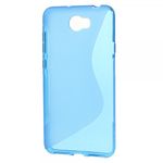 Huawei Y5 II/Y5 2 TPU Softcase Handyhülle S-Shape - blau