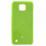 Goospery - LG X Cam Handy Hülle - TPU Soft Case - Pearl Jelly Series - lime