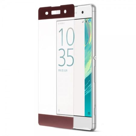 Sony Xperia XA Anti-Explosions Schutzfolie aus gehärtetem Glas für die gesamte Vorderseite - rosagold