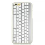 iPhone 6 Plus/6S Plus Hart Plastik Case Handyhülle mit weisser Tastatur