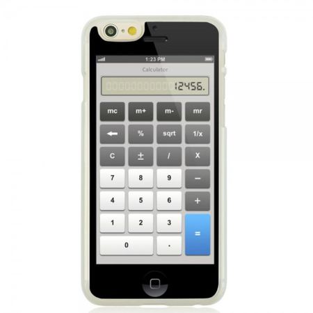 iPhone 6 Plus/6S Plus Hart Plastik Case Handyhülle mit Computer Taschenrechner