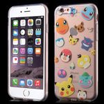 iPhone 6 Plus/6S Plus Elastische Plastik Case Gummi Hülle mit Pickachu und anderen Pokemons