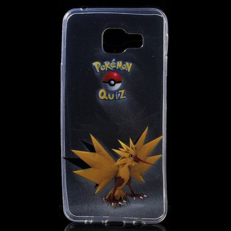 Samsung Galaxy A3 (2016) Elastische, dünne Plastik Cover Gummihülle mit Pokemon Zapdos