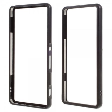 Sony Xperia XA Metallener Aluminium Bumper - schwarz