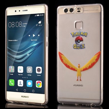 Huawei P9 Elastische, dünne Plastik Cover Gummihülle mit Pokemon Lavados