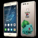 Huawei P9 Plus Elastische, dünne Plastik Cover Gummihülle mit Pokemon Bisasam