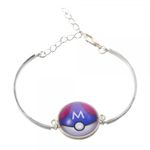 Pokemon Go Pokeball Armband verlängerbar (15-20cm) - blau