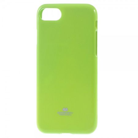 Goospery - iPhone SE (2022) / SE (2020) / 8 / 7 Handy Hülle - TPU Soft Case - Pearl Jelly Series - lime