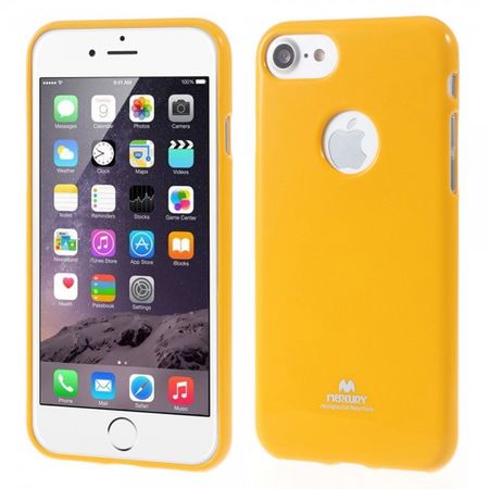 Newsets Mercury - Case für iPhone SE (2022) / SE (2020) / 8 / 7 - TPU Hülle - Flash Powder - gelb