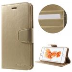 Goospery - iPhone 8 Plus/7 Plus Hülle - Handy Bookcover - Sonata Diary Series - gold