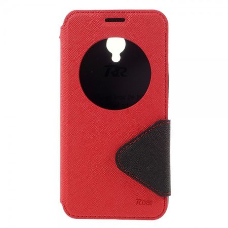 Roar Korea - Asus Zenfone Go Hülle - Case aus Leder - Diary View Series - rot