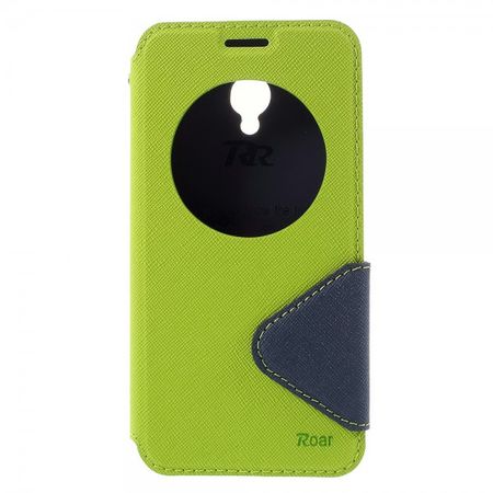 Roar Korea - Handyhülle für Asus Zenfone Go - Case aus Leder - Diary View Series - grün