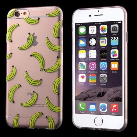iPhone 6/6S Handyhülle - TPU Soft Case - viele kleinen Bananen