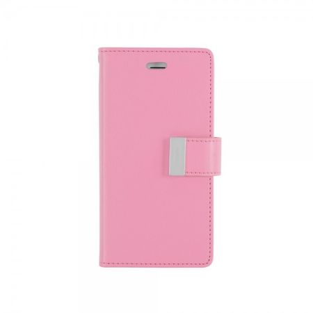 Goospery - Cover für Samsung Galaxy A7 (2016) - Handyhülle aus Leder - Rich Diary Series - rosa/pink