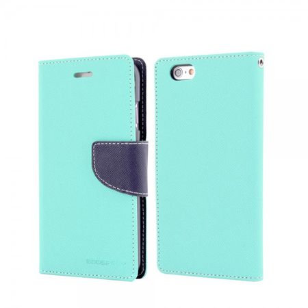 Goospery - LG V10 Hülle - Handy Bookcover - Fancy Diary Series - mint/navy