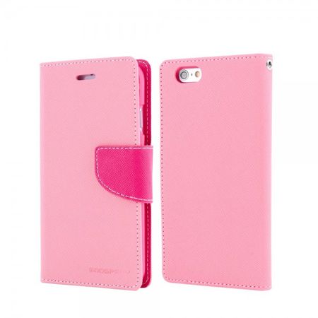 Goospery - Samsung Galaxy Tab 4 8.0 Hülle - Tablet Bookcover - Fancy Diary Series - rosa/pink