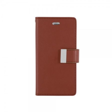 Goospery - Samsung Galaxy Note 3 Cover - Handyhülle aus Leder - Rich Diary Series - braun/schwarz