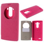 Goospery - LG G4 Hülle - Handy Plastik Bookcover - WOW Bumper Series - pink