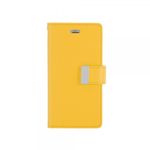 Goospery - Cover für Samsung Galaxy A5 - Handyhülle aus Leder - Rich Diary Series - gelb/rosa