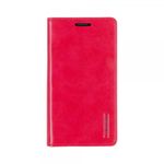 Goospery - Handyhülle für Samsung Galaxy A7 (2016) - Case aus Leder - Blue Moon Series - rot