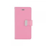 Goospery - Cover für Samsung Galaxy A7 - Handyhülle aus Leder - Rich Diary Series - rosa/pink