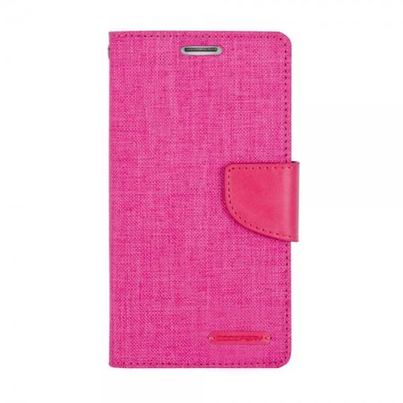 Goospery - Hülle für Samsung Galaxy Note Edge  - Bookcover- Canvas Diary Series - pink/pink