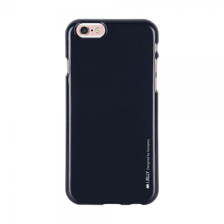 Goospery - Hülle für iPhone 6/6S - Cover aus elastischem Gummi - i Jelly Series - dark navy