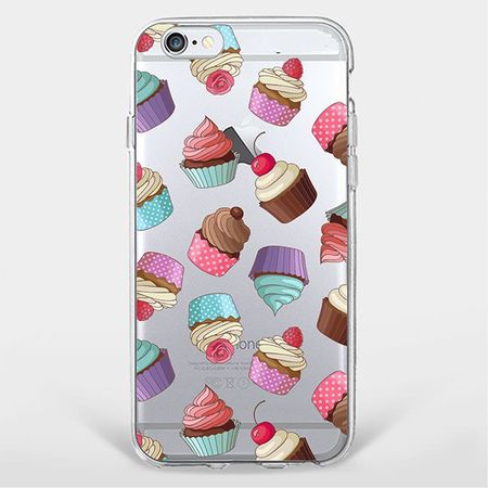 iPhone 6 Plus/6S Plus Handyhülle - TPU Soft Case - Cupcakes