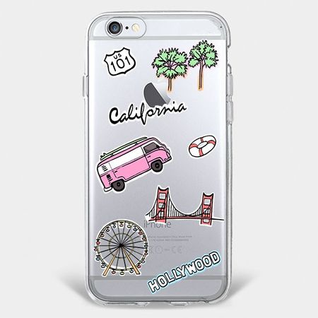 iPhone 6 Plus/6S Plus Handyhülle - TPU Soft Case - California Travel