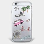 iPhone SE (2022) / SE (2020) / 8 / 7 Handyhülle - TPU Soft Case - California Travel