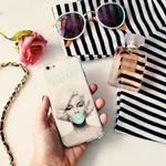 iPhone 6 Plus/6S Plus Handyhülle - TPU Soft Case - Marilyn Monroe und Spruch 