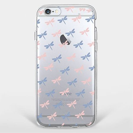 iPhone 6 Plus/6S Plus Handyhülle - TPU Soft Case - Libellen