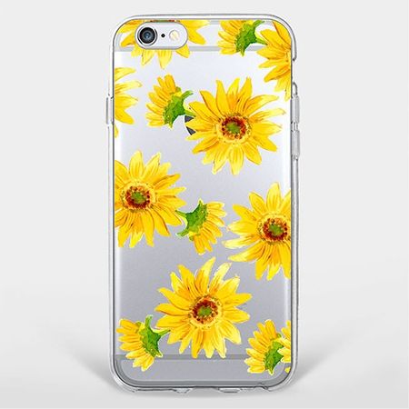 iPhone 8 Plus / 7 Plus Handyhülle - TPU Soft Case - Sonnenblumen