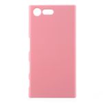 Sony Xperia X Compact Case - Handyhülle aus Hartplastik - gummiert - pink